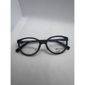 EBLOCK B-Side Italy‎ Eyeglasses Frames Oval Purple Black Designer Authentic